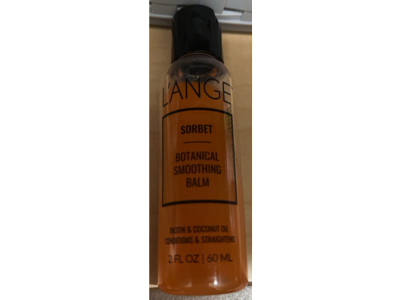L'ange Sorbet Botanical Smoothing Balm, Biotin & Coconut Oil, 2 fl oz/60 mL