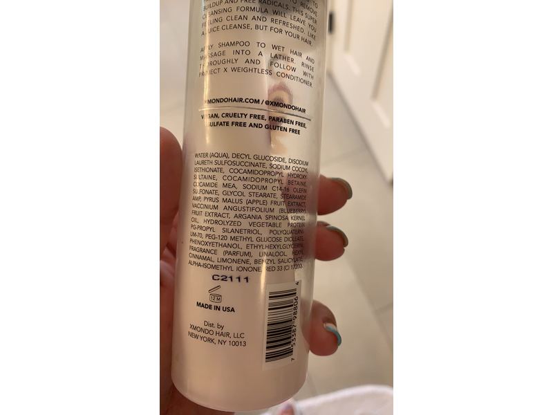 XMONDO Hair Project X Detox Shampoo, 8 fl oz