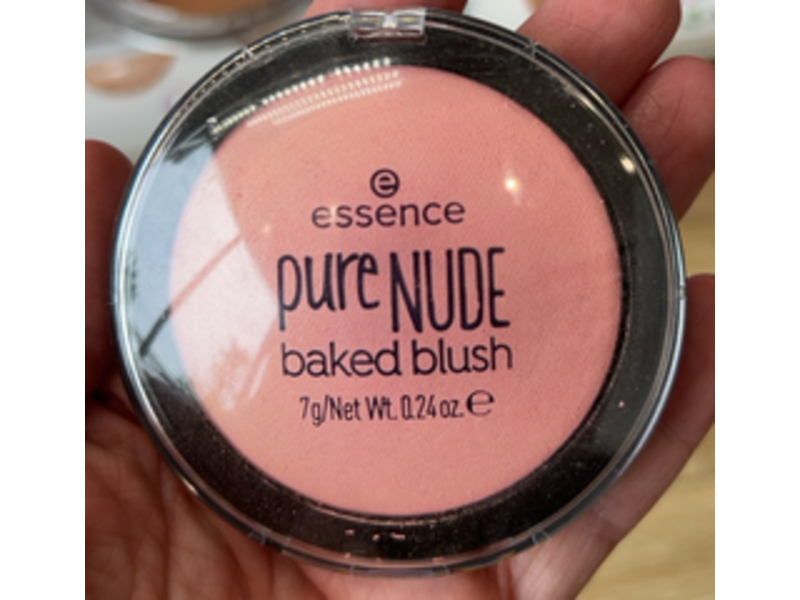 Essence Pure Nude Baked Blush, 01 Shimmery Rose, 0.24 oz/7 g