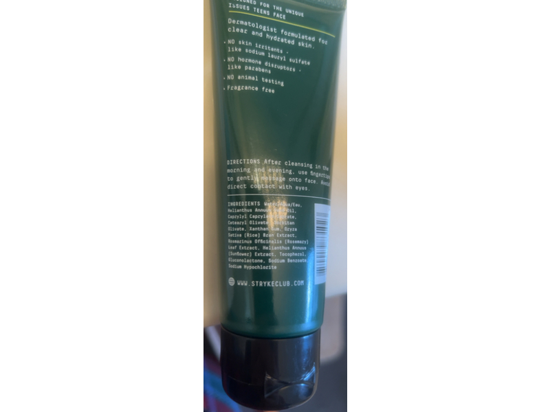 Stryke Club Calm Down Gentle Moisturizer, 4 fl oz/118 mL