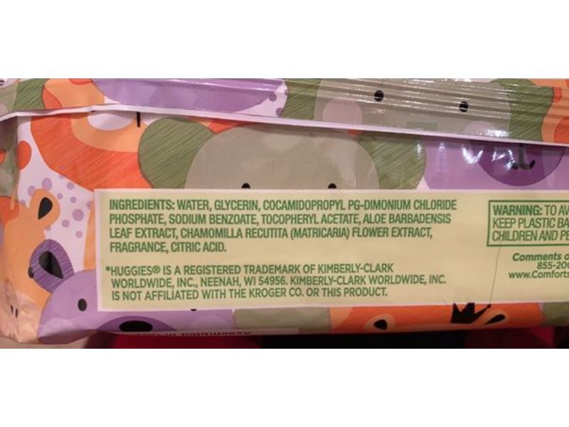 Comforts Baby Wipes, Scented, 72 Count