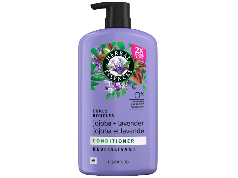 Herbal Essences Curl Boucles Conditioner, Jojoba + Lavender, 33.8 fl oz/1 L