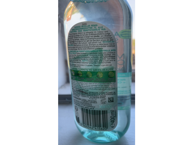 Garnier Skin Active All - In - 1 Micellar Cleansing Water, Aloe, 400 mL