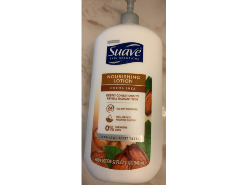 Suave Nourishing Body Lotion, Coco Shea, 32 fl oz/946 mL