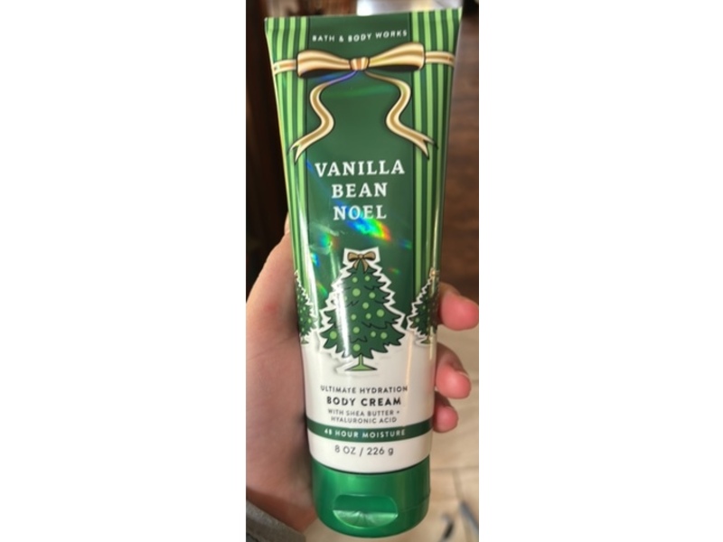 Bath & Body Works Ultimate Hydration Body Cream, Vanilla Bean Cream, 8 oz/226 g
