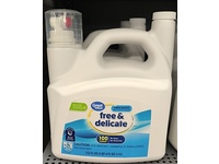 Great Value Free & Delicate Laundry Detergent, Unscented, 100 Loads, 132 fl oz/3.9 L - thumbnail 2