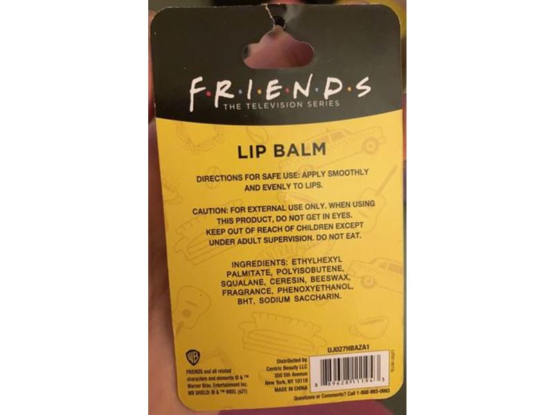 Friends Lip Balm, Black Coffee Flavored, 0.14 oz/4 g