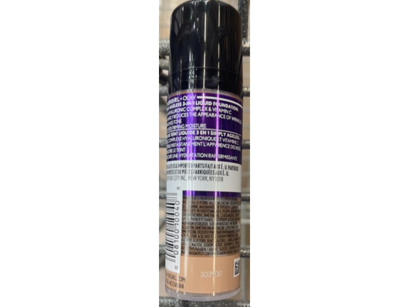 Covergirl & Olay Simply Ageless 3-In-1 Foundation, Golden Beige,1 fl oz/30 mL