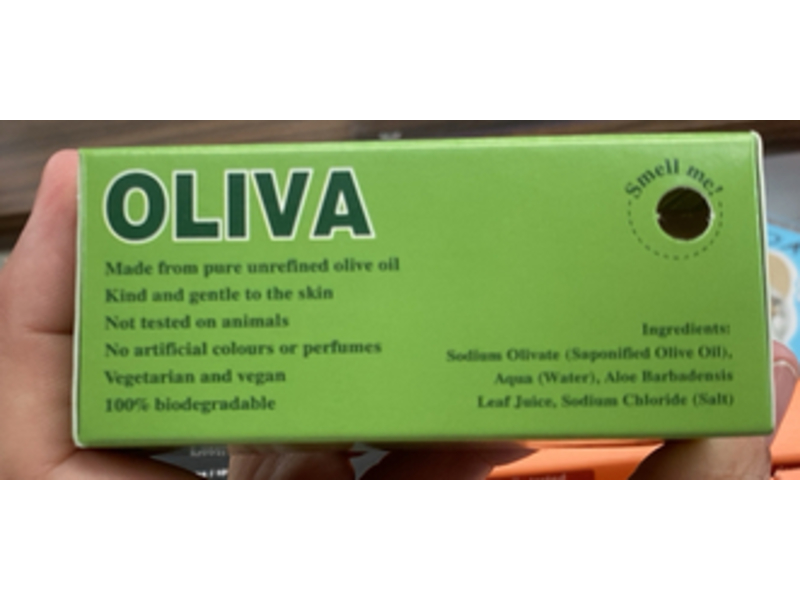 Olivia Olive Oil Soap, Aloe Vera, 125 g