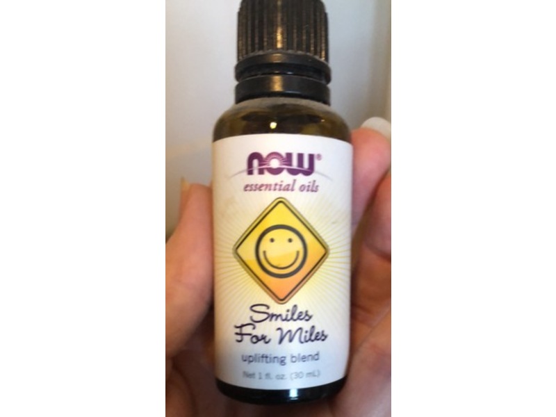 NOW Solutions Smiles For Miles Uplifting Blend Essential Oil, 1 fl oz/30 mL