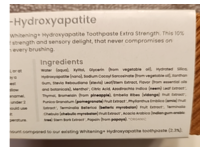 Himalaya Botanique Whitening+ Hydroxyapatite Toothpaste, Mint, 3.0 oz/85 g - thumbnail 3