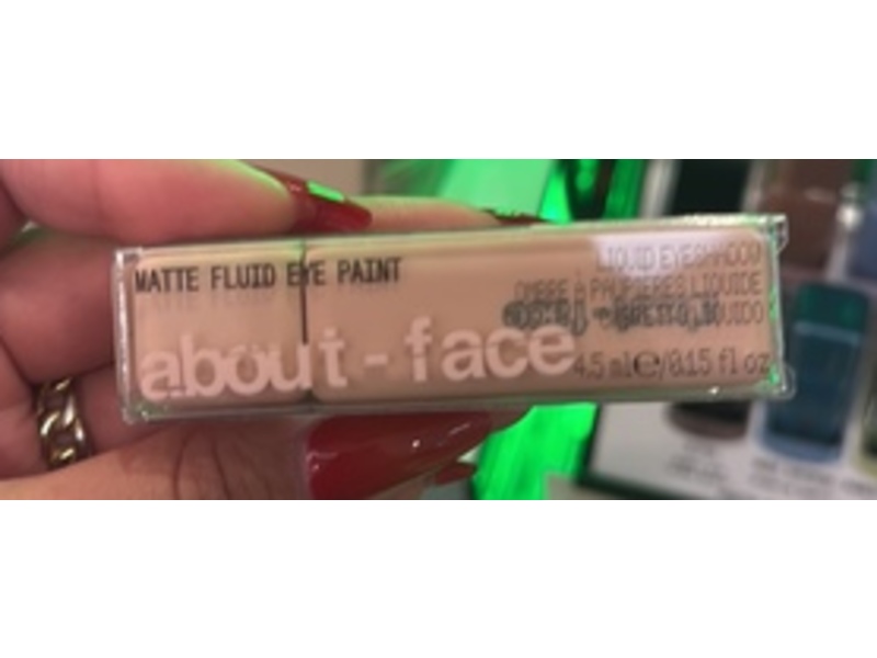About - Face Matte Fluid Eye Paint Liquid Eye Shadow, Day Dreamer, 0.15 fl oz/4.5 mL