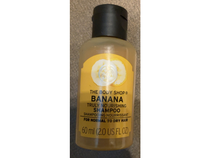 The Body Shop Truly Nourishing Shampoo, Banana, 2.0 fl oz/60 mL