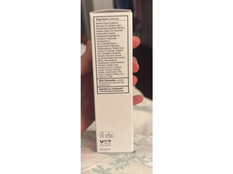 Murad Superactive Moisturizer Mattifying Oil + Pore Control, SPF 50 PA++++, 1.7 fl oz/50 mL