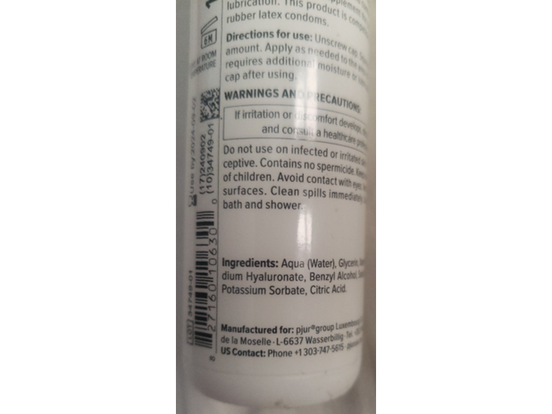 Pjur Med Repair Glide Personal Lubricant, 3.4 fl oz/100 mL