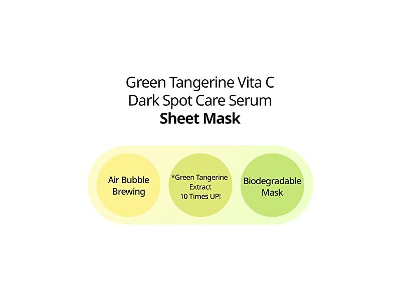 GOODAL Green Tangerine Vitamin C Mask (pack of 5 (Ver.2))