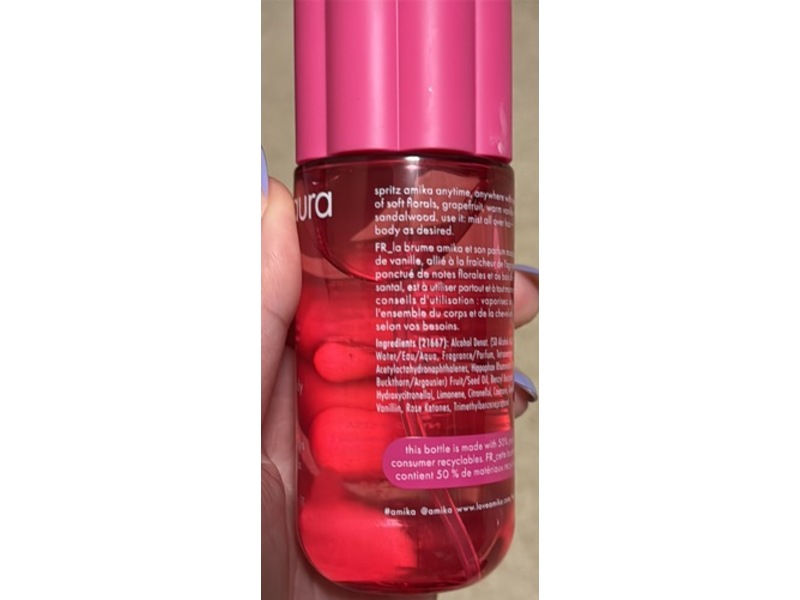 Amika Aura Hair & Body Mist, 3 fl oz/90 mL