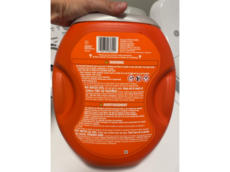 Tide Hygienic Clean Laundry Detergent Power Pods, 107 oz/3.04 kg, 63 Count
