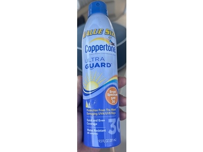 Coppertone Ultra Guard Sunscreen, SPF 30, 9.5 fl oz/281 mL