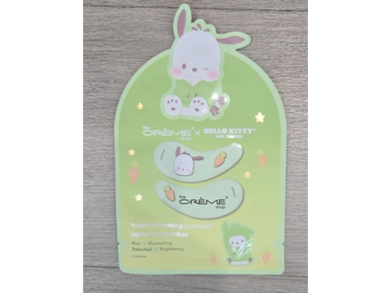 The Creme Shop x Hello Kitty And Friends Youth Promoting Under Eye Patches, Kiwi Bakuchiol, 2 Patches