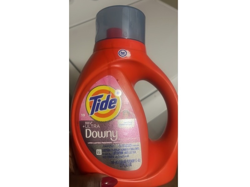 Tide Ultra Downy Liquid Laundry Detergent, April Fresh, 19 Loads, 27 fl oz/798 mL