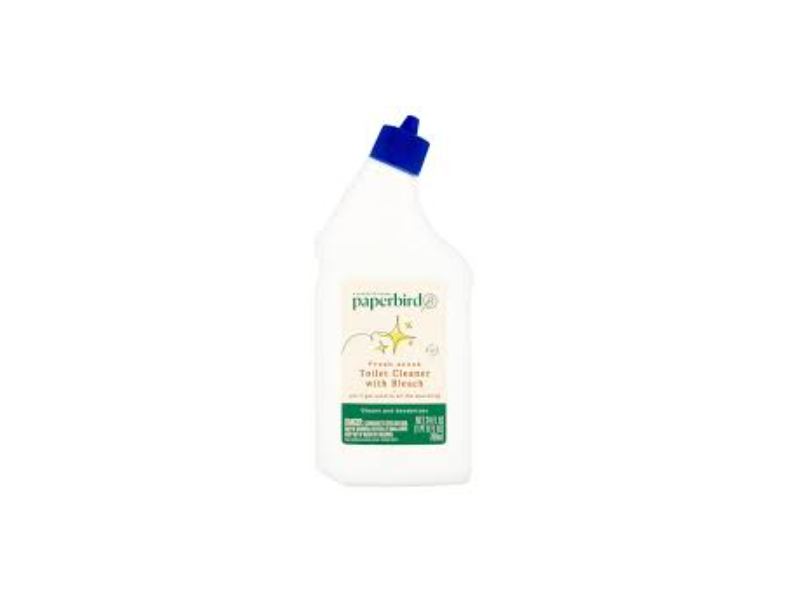 Paperbird Toilet Cleaner With Bleach, Fresh Scent, 24 fl oz/709 mL