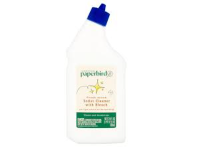 Paperbird Toilet Cleaner With Bleach, Fresh Scent, 24 fl oz/709 mL