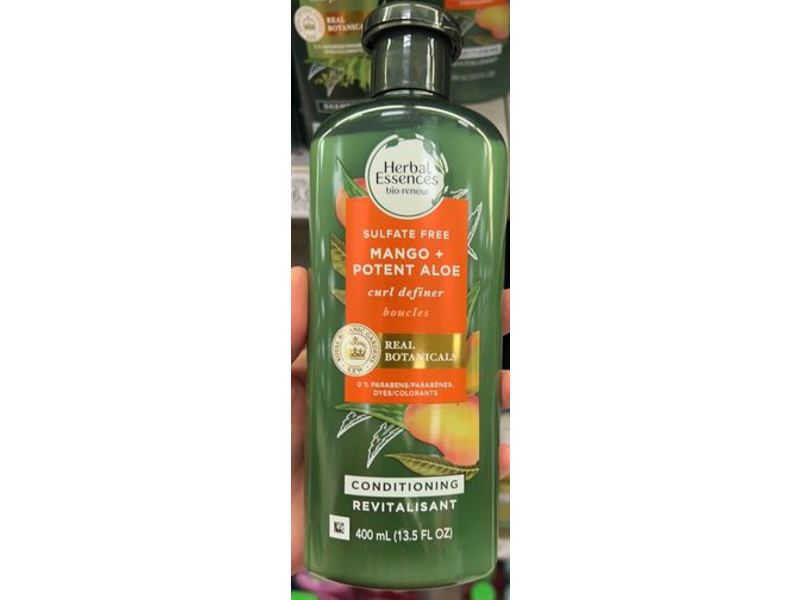 Herbal Essence Curl Definer Conditioner, Mango + Potent Aloe, 13.5 fl oz/400 mL