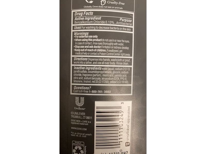 Dove Men + Care Skin Defense Body Wash, 30 fl oz