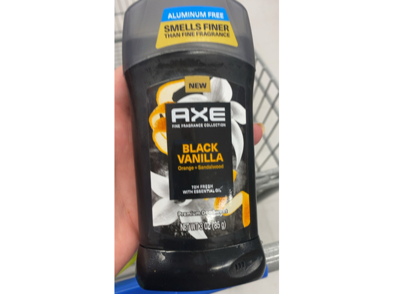 Axe Premium Deodorant, Black Vanilla + Orange & Sandalwood, 3 oz/85 g