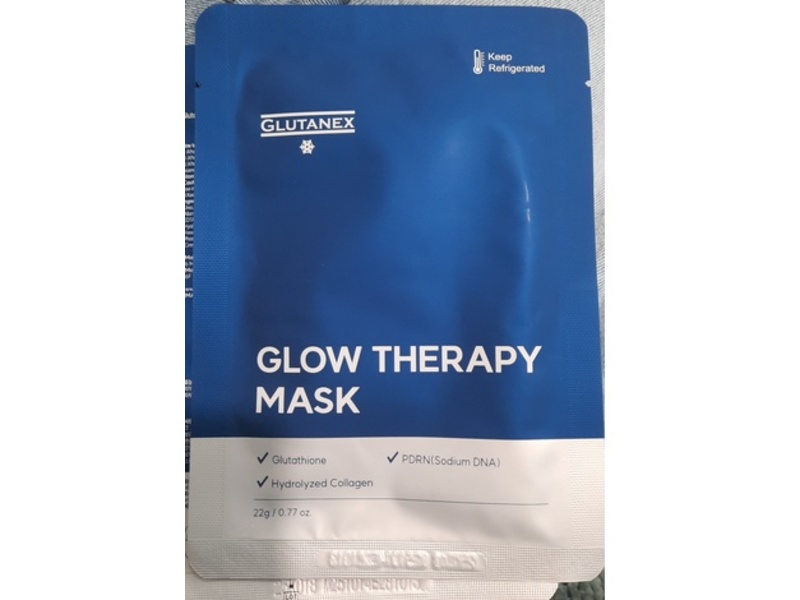 Glutanex Glow Therapy Mask, PDRN, Glutathione & Hydrolyzed Collagen, 0.77 fl oz/22 g