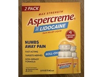 Aspercreme Max Strength Pain Relief Liquid Roll On, 4% Lidocaine, 2.5 fl oz/73 mL, 2 Pack - Image 3