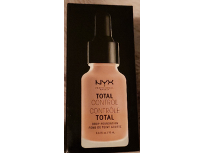 Nyx Professional Makeup Total Control Drop Foundation, Caramel, 0.43 fl oz/13 mL