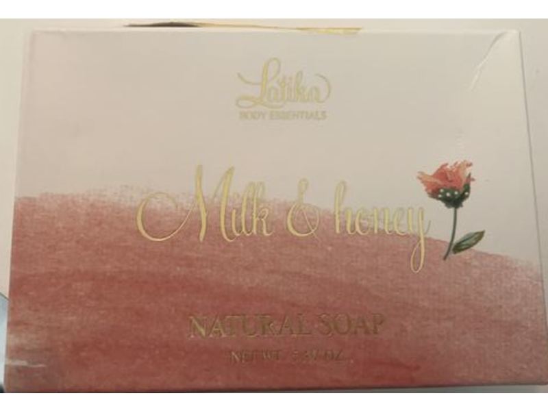 Latika Body Essentials Natural Soap, Milk & Honey, 5 oz