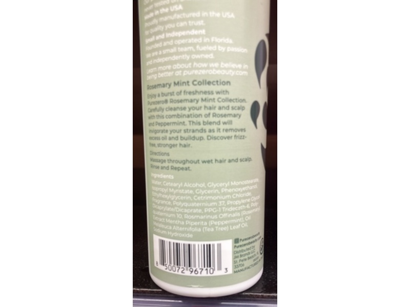 Purezero Clarifying Conditioner, Rosemary Mint, 12 fl oz/354 mL