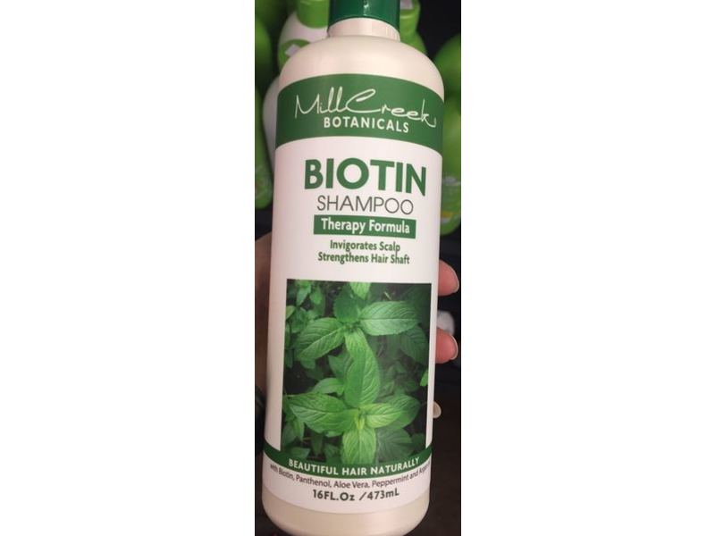 Millcreek Botanicals Biotin Shampoo, Therapy Formula, 16 fl oz/473 mL