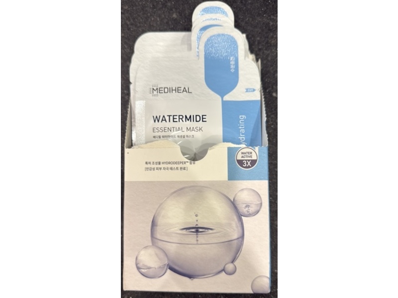 Mediheal Watermide Essential Mask, 0.81 fl oz/24 mL, 4 Count