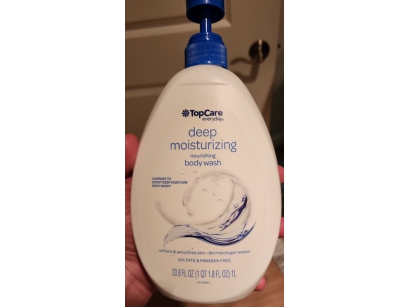 Topcare Everyday Deep Moisturizing Nourishing Body Wash, 33 .8 fl oz/1L