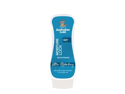 Australian Gold Moisture Lock Tan Extender Moisturizing Lotion, Aloe Vera Vitamin E, 8 fl oz/237 mL