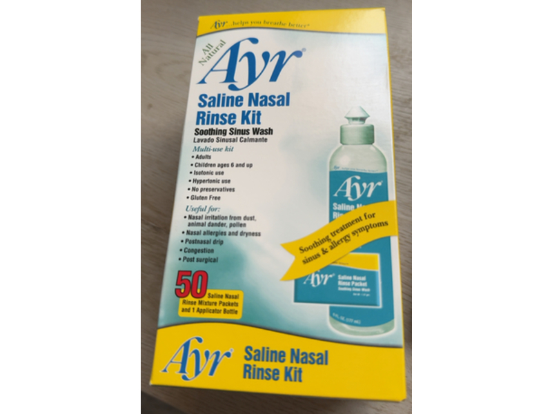 Ayr Saline Nasal Rinse Kit, Pack Of 2