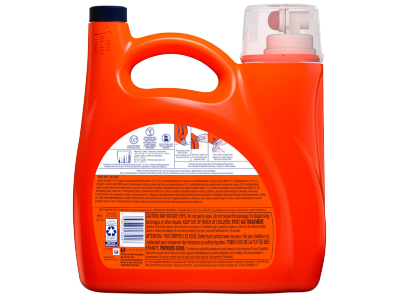 Tide+ Ultra Oxi Laundry Detergent, 94 Loads, 132 fl oz/3.9 L