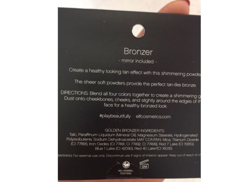 e.l.f. Cosmetics Bronzer, Golden, 0.53 oz/15 g
