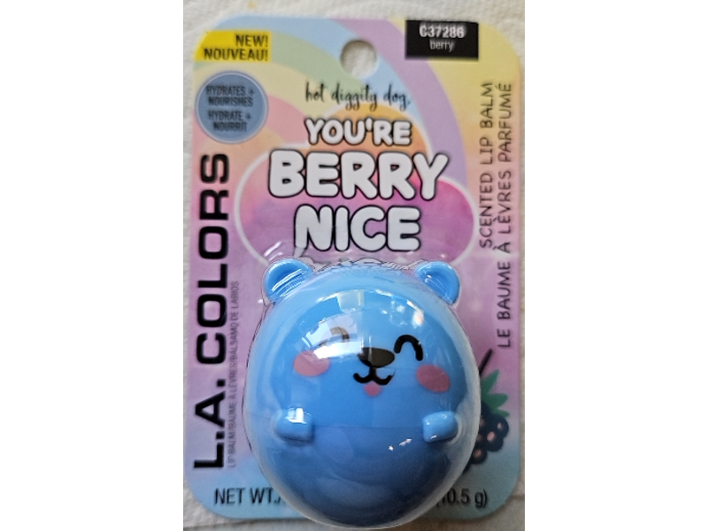 L.A. Colors Scented Lip Balm, You're Berry Nice, 0.37 oz/10.5 g