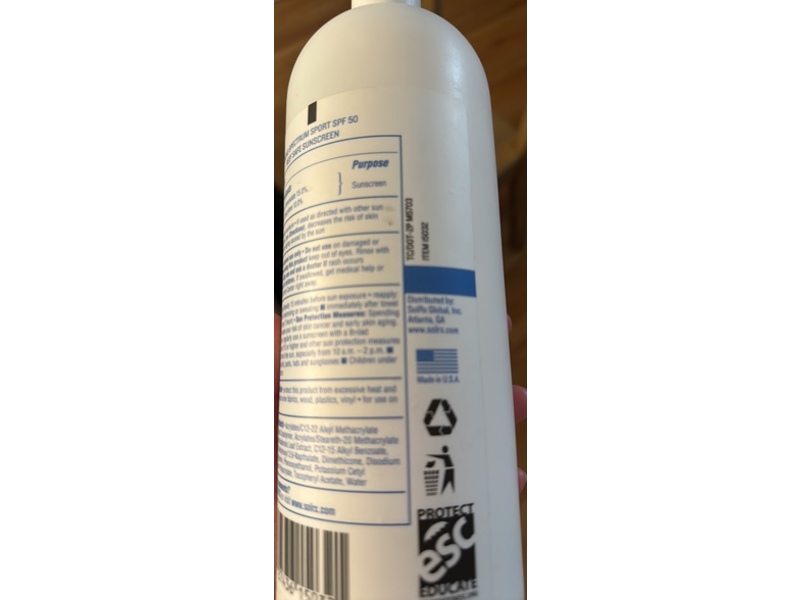 SolRX Sport Sunscreen, SPF 50, 32 fl oz/947 mL