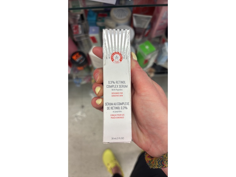 First Aid Beauty 0.3% Retinol Complex Serum, Peptides, 1 fl oz/30 mL