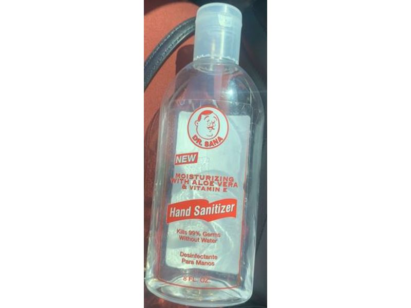 Dr. Sana Hand Sanitizer, Moisturizing With Aloe Vera & Vitamin E, 8 fl oz