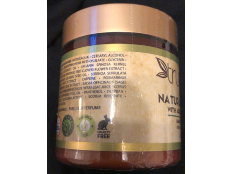 TruePure Natural Hair Mask, Argan & Coconut Oil, 8 fl oz/240 mL