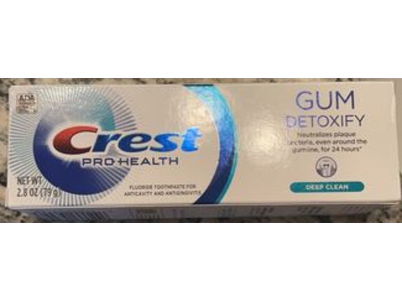 Crest Pro Health Fluoride Toothpaste, Deep Clean, 2.8 oz/79 g