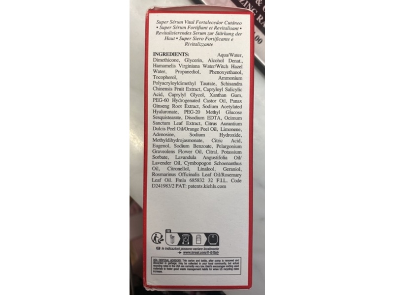 Kiehl's Vital Skin-Strengthening Super Serum, 3.4 fl oz/100 mL