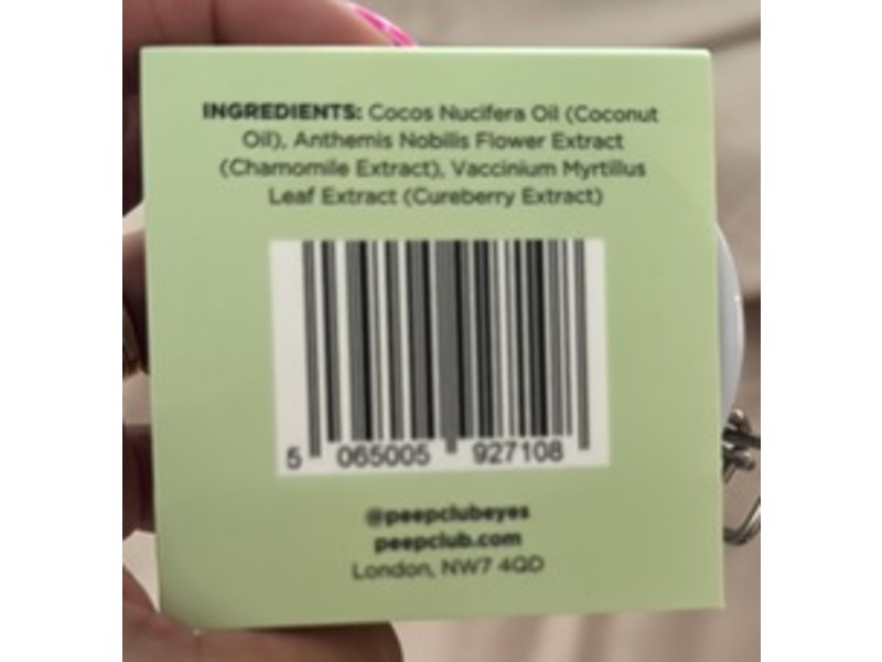 Peep Club Soothing Coconut Eye Balm, 1.36 fl oz/40 mL